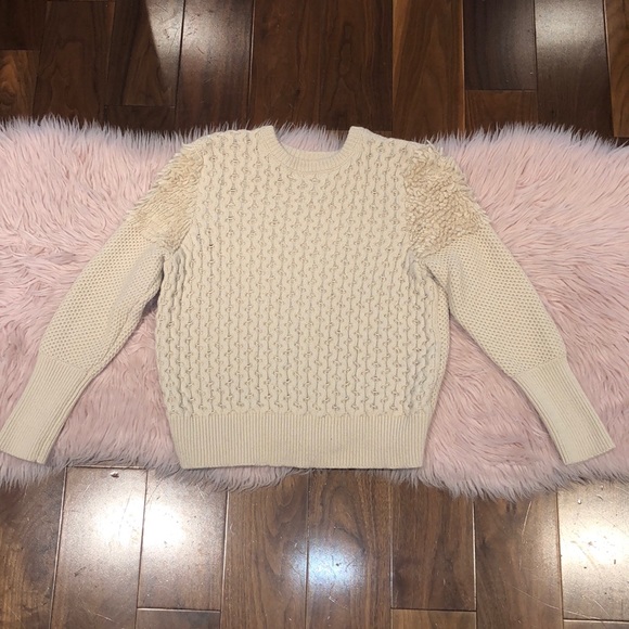 New York & Company Eva Mendes cream sweater large - Picture 1 of 8